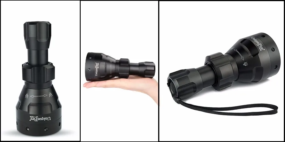 UniqueFire UF-1504 Cree XPE 3W LED Flashlight Torch Adjustable Focus Zoom Light Lamp Black Color7