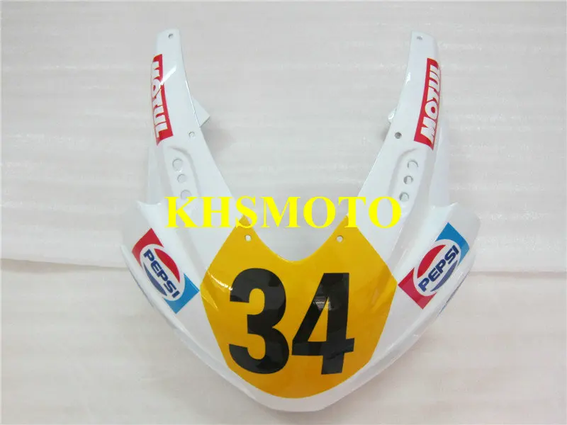 Набор обтекателей гоночной версии для GSXR 600 750 K6 06 07 GSXR600 GSXR750 2006 2007 ABS Топ Белый