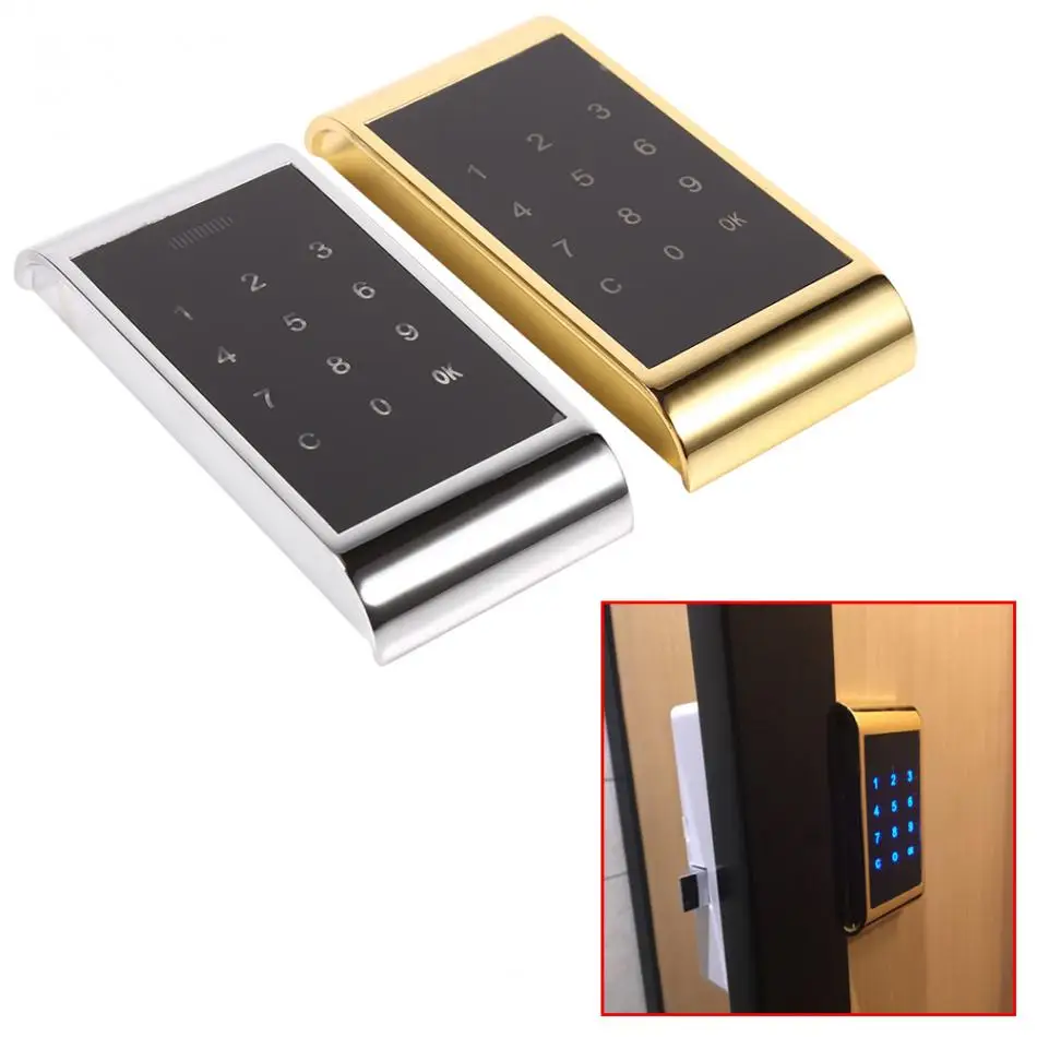 

Electronic Door Lock Drawer Combination Digital Lock Touch Keypad Password Key Access Cabinet Digital Security Code For Locker