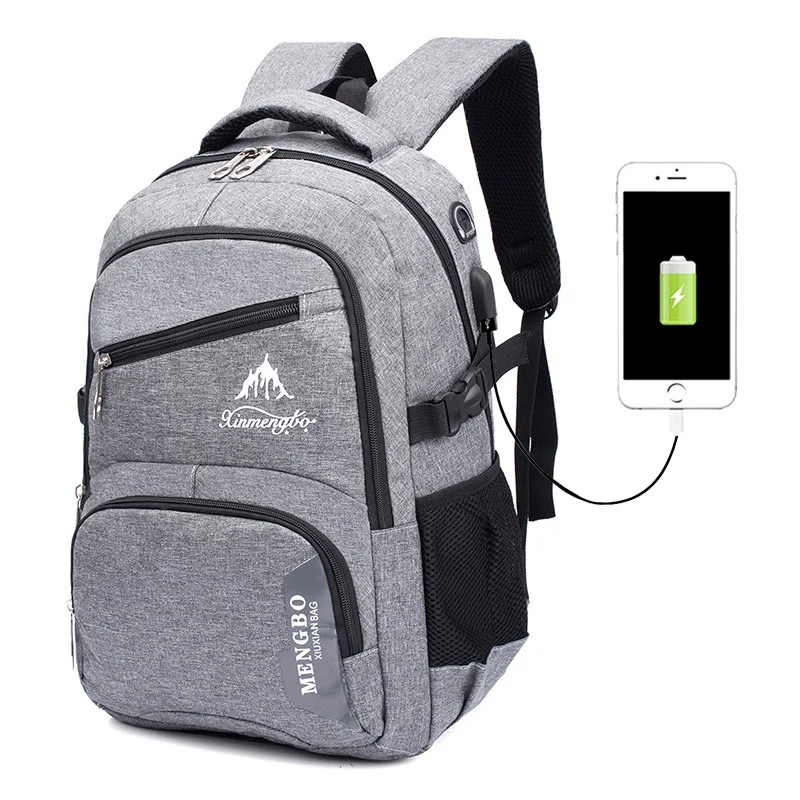 

Men Backpacks USB Charging School Bags for Teenagers Boys Girls Large Capacity 14 Inch Laptop Backpack Bag Travel Women Backpack
