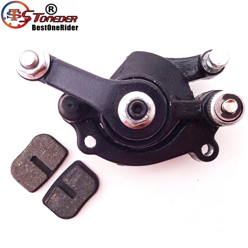 Stoneder 2-х тактный сзади диск Тормозной суппорт колодки для 43cc 47cc 49cc Китайский Мини Скутер грязи карман велосипед детский квадроцикл вездеход