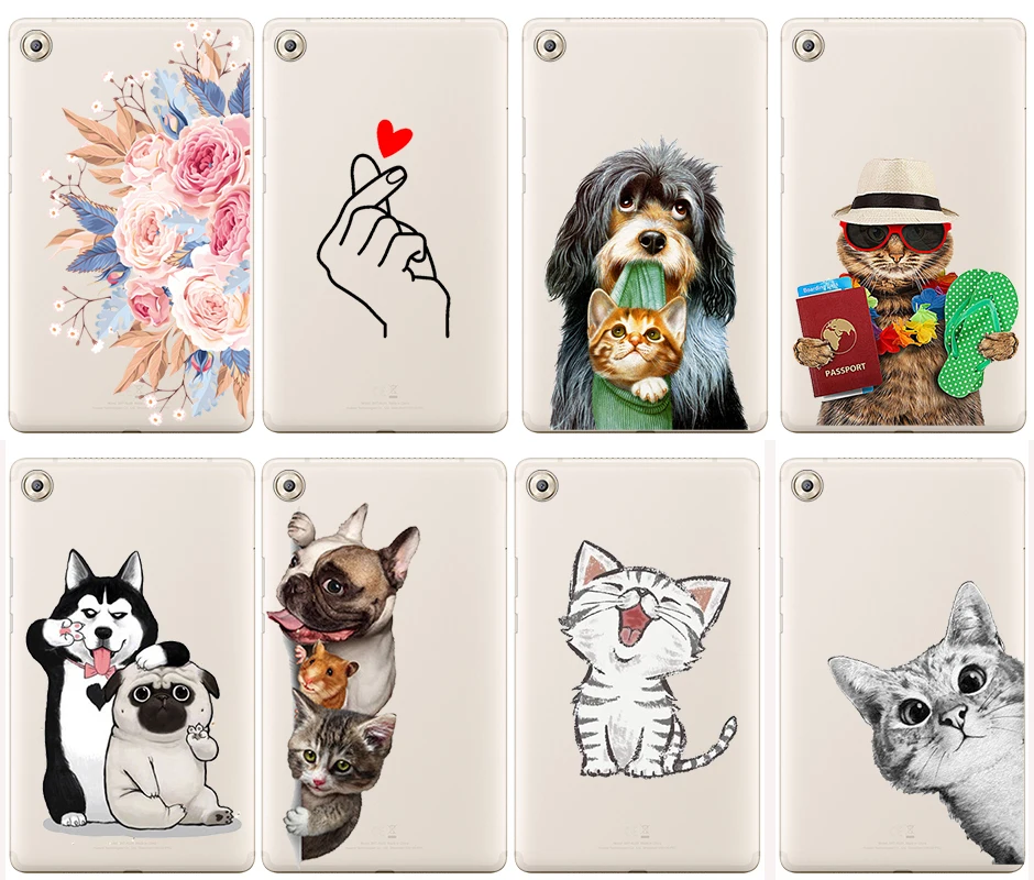 

For Huawei MediaPad M5 8.4" 10.8" Case Soft TPU Protective Case for Huawei M5 Shockproof Tablet Funda Cover