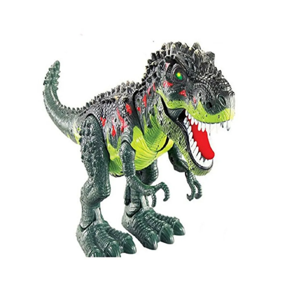 Детская игрушка для прогулок 30 см игрушечная Фигурка динозавра T Rex с подсветкой и