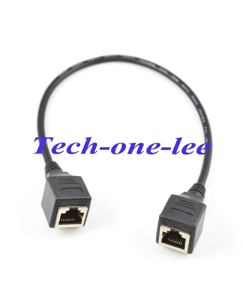 11,8 ''Ethernet LAN RJ45 сетевой разъем к женскому адаптер кабель 30 см