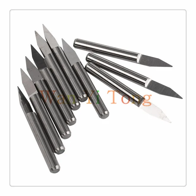 10 V-shape Carbide PCB board 0.2mm 30 Degree Engraving Bits CNC Router Tool