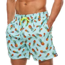 OUMUYI Мужская печатная свободная одежда для пляжа летние пляжные шорты быстросохнущая летняя пляжная одежда для купания плавки Купальники