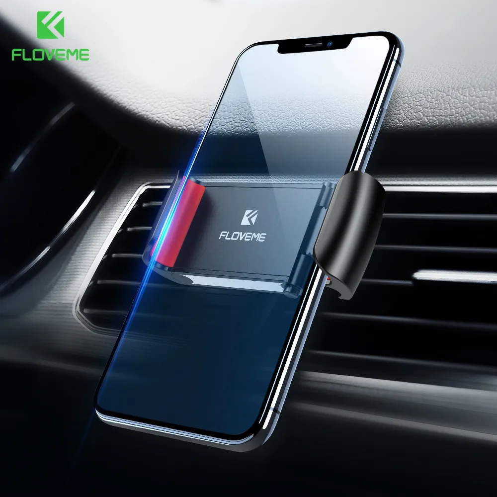 

FLOVEME Holder For Phone in Car Universal Original Design Air Vent Mount Phone Car Holder For Samsung Note 9 8 S10 Plus S10e S10