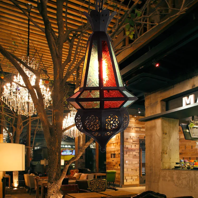 Moroccan Style Pendant Light Bar Cafe Pendant Lamp Corridor Aisle