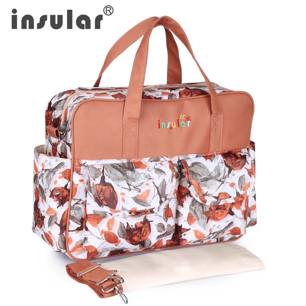 Mummy Bag Fashion Tote Nappy Baby Bag Cross-body Multifunctional Mummy Bag Maternity Shoulder Diaper Travel Bag