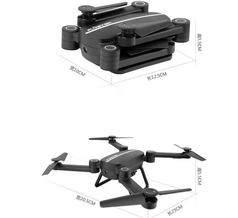 WI-FI FPV Мультикоптер Z0 2,4 г 4 оси комплект attitue WI-FI реального времени Складная rc мини беспилотный вертолет игрушка С 2.0MP Камера vs X5UW