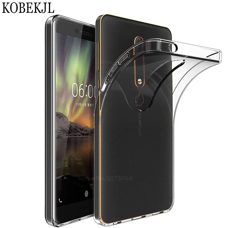 Чехол для Nokia 6 2018 чехол 1 мягкий силиконовый чехол-накладка телефона TA-1068 TA-1050 TA-1043