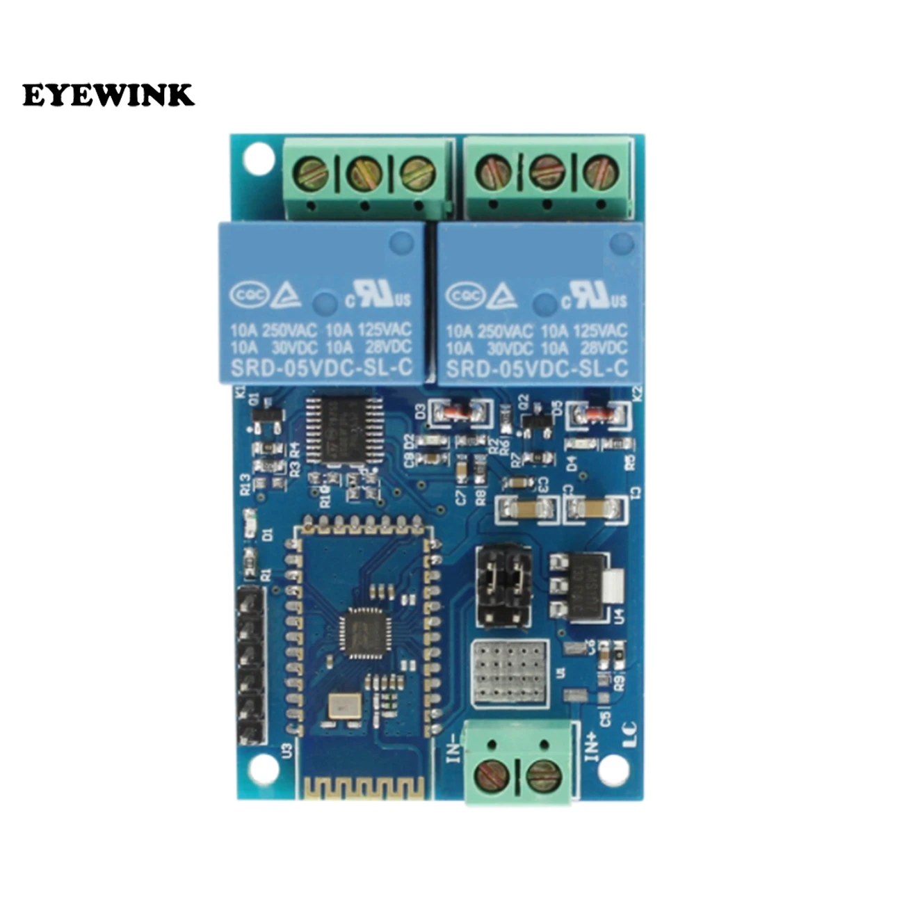 5V 2Bit Bluetooth Relay Module 10M Intelligent Home Mobile APP Remote