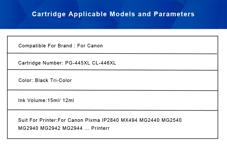 hp 445 446