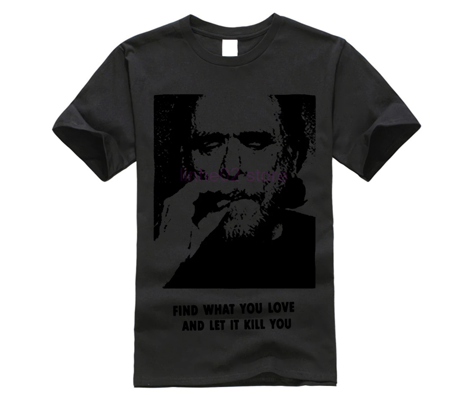 2019 Новая летняя тонкая футболка Charles Bukowski с цитатами для мужчин найти то что вы