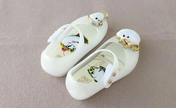 Летние сандалии для девочек домашние противоскользящие сандалии чайник Дизайн девушка желе кристалл толстым дном противоскользящие девочек Пляжная обувь#18