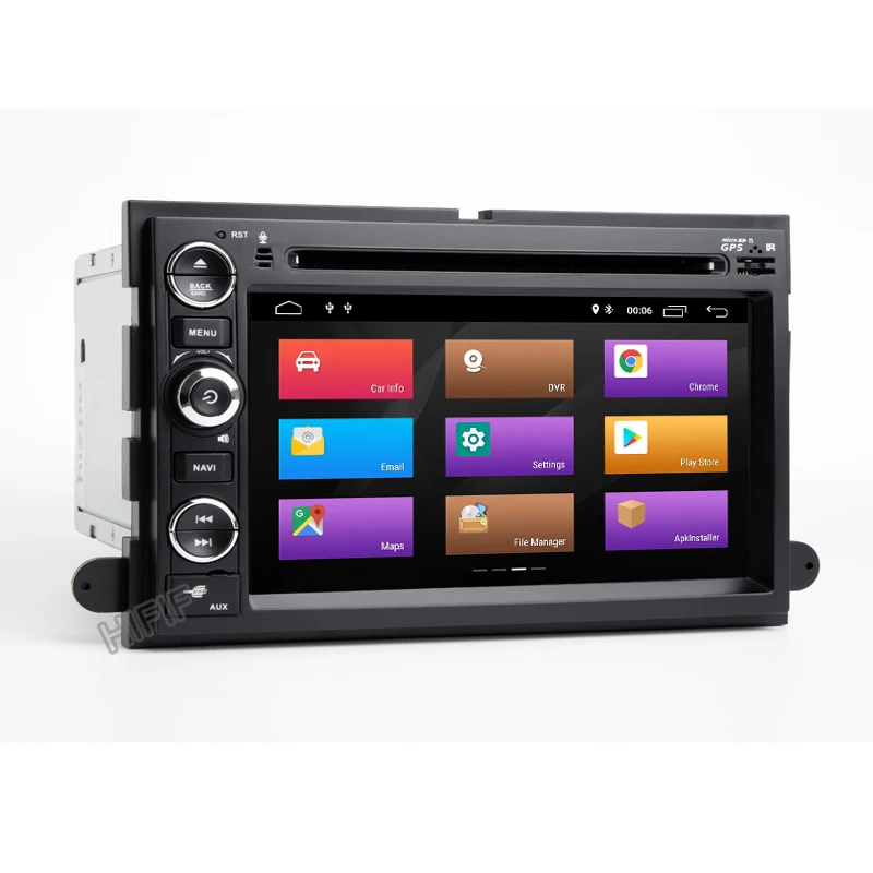 Best HD 1024*600 Android9.0 Car DVD GPS Player for Ford F150 EXPEDITION,EDGE,FUSION,EXPLORER WIFI 4G Bluetooth Radio Stereo 4G RAM SD 2