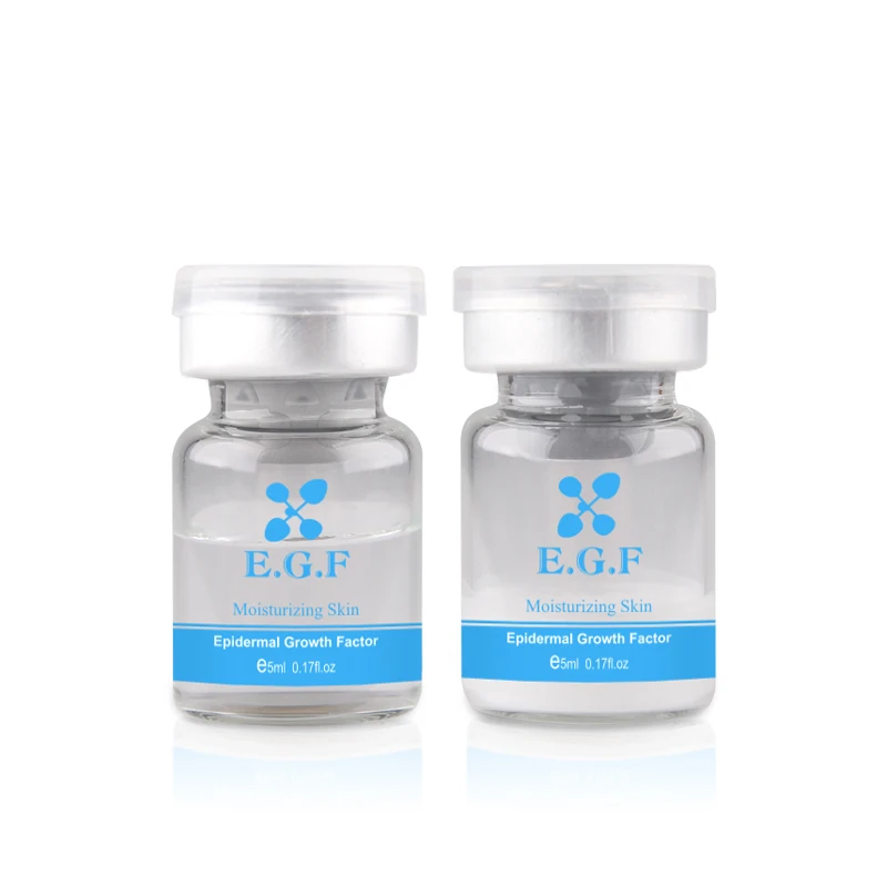 5 наборов 10 шт 5 мл увлажняющая кожа EGF сублимированная пудра Эпидермальный фактор роста восстанавливает кожу и повышает влажность