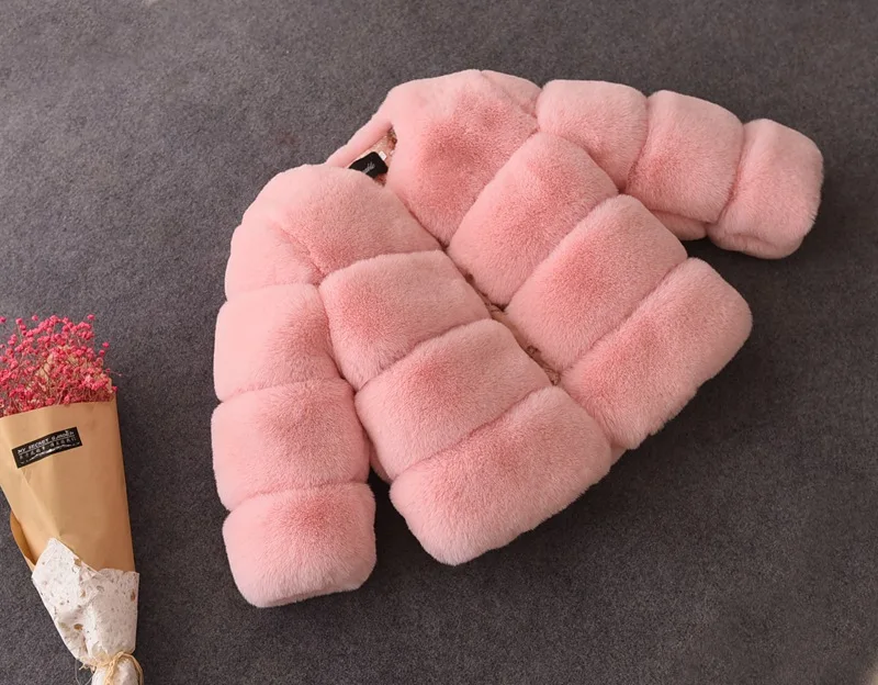 Promo 2019 baby jacket / Kids coat / Baby girl faux fur coat