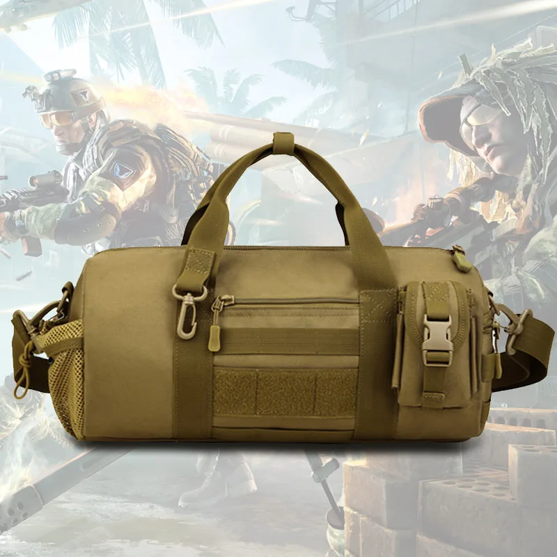 Tactical Duffle MOLLE Large Tote Bag Waterproof Nylon Handbag Gear Men