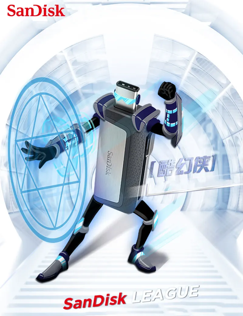 Sandisk SDDDC2 Extreme Type-C 256GB 128GB 64GB Dual OTG USB Flash Drive 32GB Pen Drive USB Stick Micro USB Flash Type C 16GB best usb c flash drive