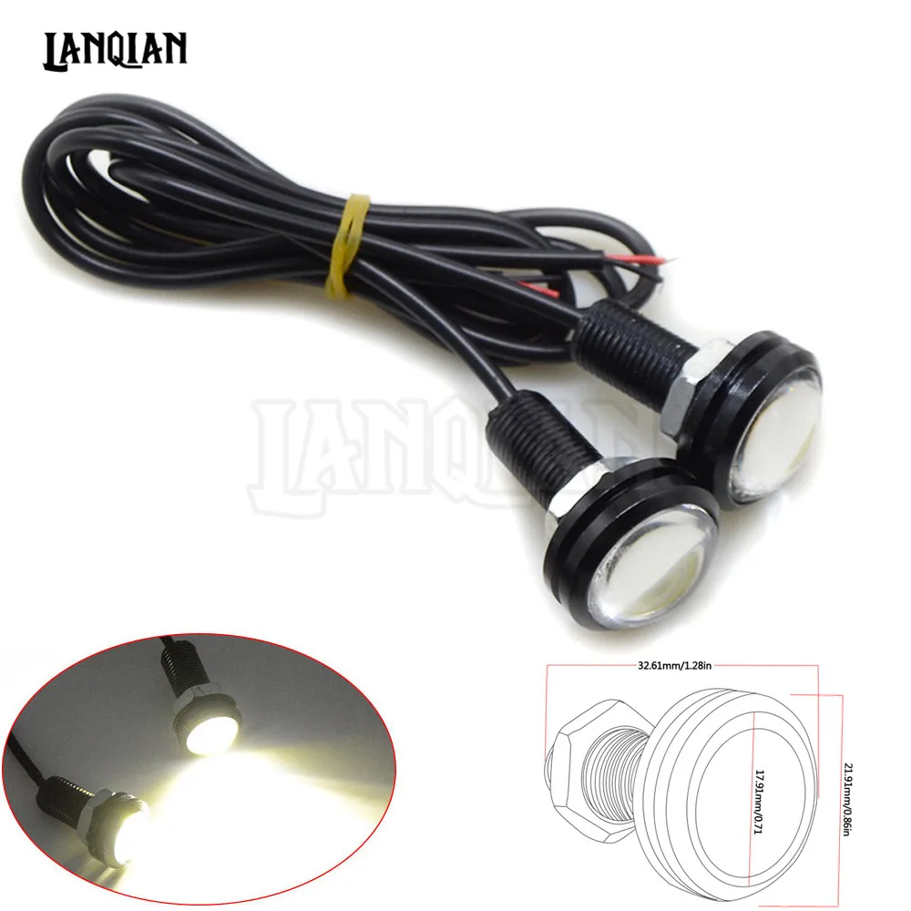 

Universal Motorcycle Eagle Eye LED Strobe Light Lamp Daytime Running Signal Lamps For KAWASAKI KLX 150 250 KLX250 KLX 450R 125