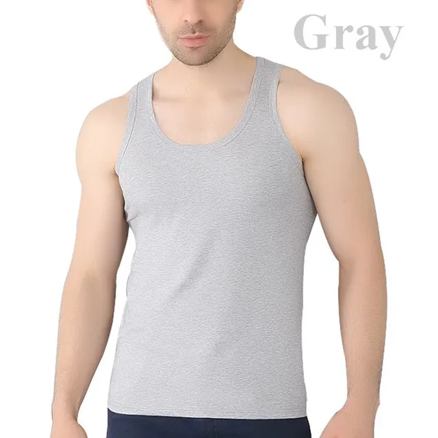 6XL 7XL Large Size Cotton Linen Thin Male Undershirt Solid White Black