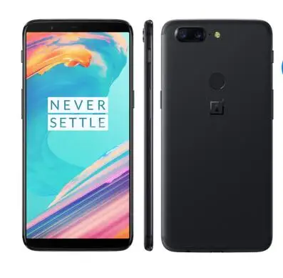 Oneplus 5 5,5 '4 аппарат не привязан к оператору сотовой связи мобильного телефона 2K экран 6/64GB устройство, док-станция Qualcomm Snapdragon 835 Octa Core 23.0MP Cam Android 7,1 отпечатков пальцев - Цвет: 6g 64g black