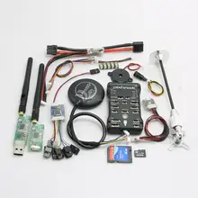 (Berlapis emas Socket) Pixhawk PX4 2.4.6 32bit ARM Pengendali Penerbangan & M8N GPS/Kartu TF/Led/PPM/PM/433/915 MHz DTM untuk FPV Drone