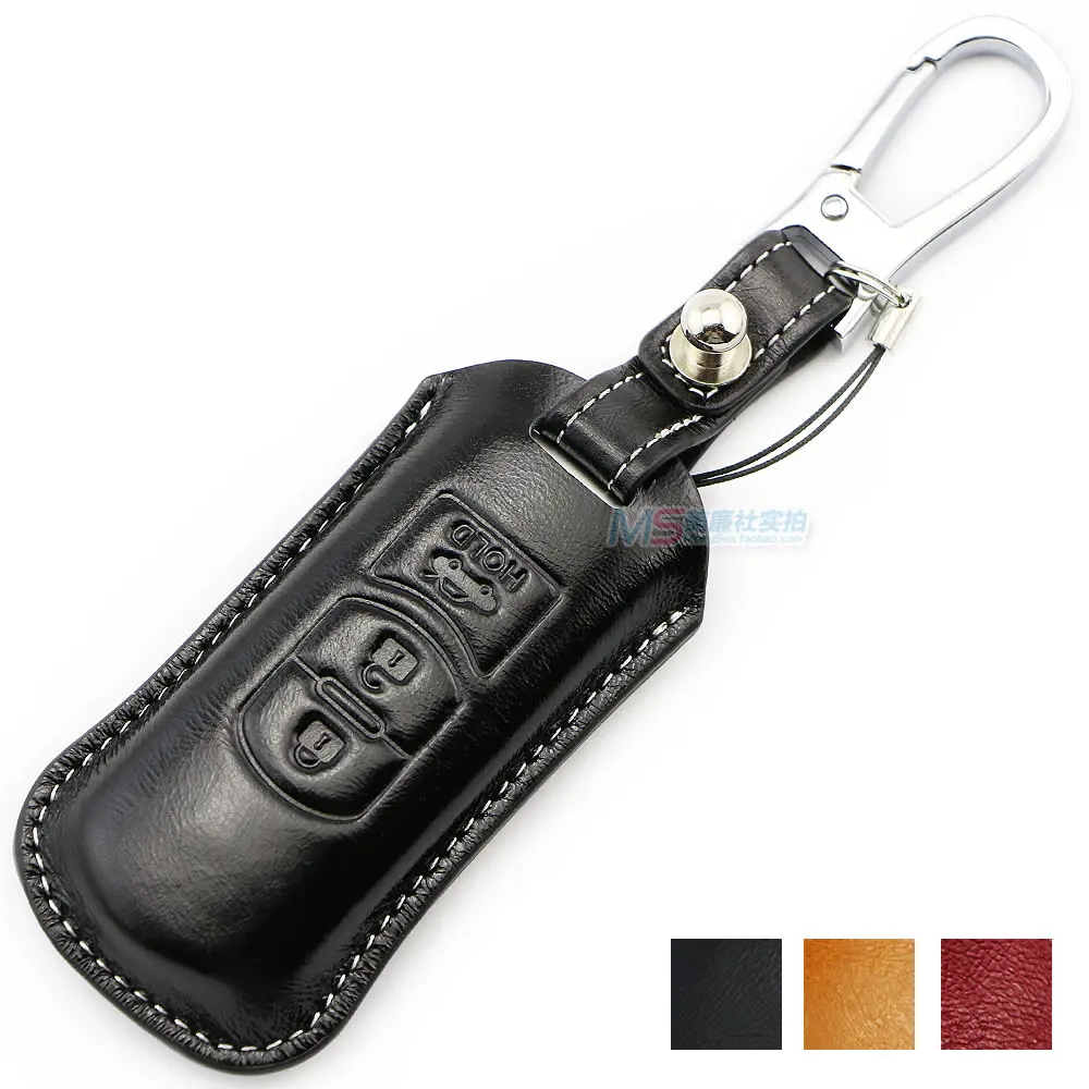 

For 2012 2013 2014 2015 Mazda CX-5 axela 3 atenza 6 MAZDA CX-7 key wallet genuine leather key cover auto parts for Mazda cx-5