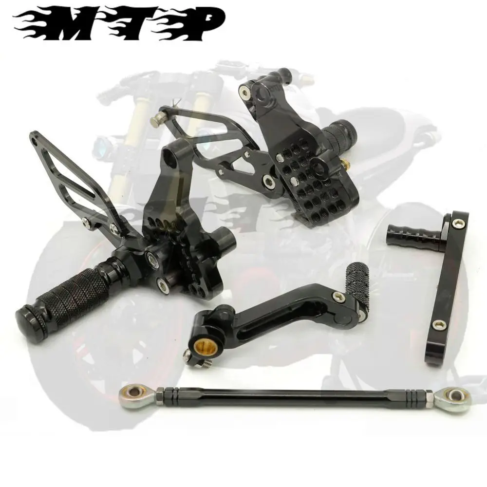 

CNC Billet Racing Adjustable Rearset Foot Pegs Rear Sets For Ducati 749 749R/S 999 999R/S 03 04 05 06 All year