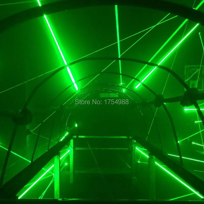 

Real life room secrets interesting risking laser maze chamber escape prop green laser array room with remote controller