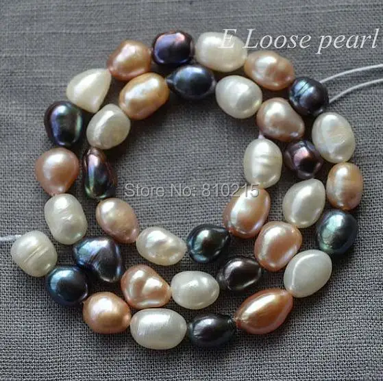 

Loose Beads Pearl Baroque Pearl Potato Mixes Color Freshwater Pearl 7.5-8.5mm 15 Inches Full Strand Fashion Lady's Jewelry Gift