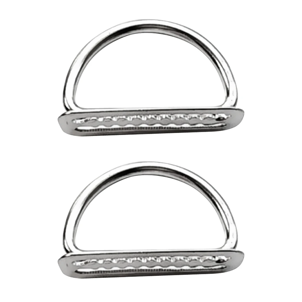 2 pcs 316Stainless Steel Scuba Diving Weight Belt Keeper D Rings For 2' Webbing Swimming Pool Accessories 2 pcs 316Stainless Steel Scuba Diving Weight Belt Keeper D Rings For 2' Webbing Swimming Pool Accessories