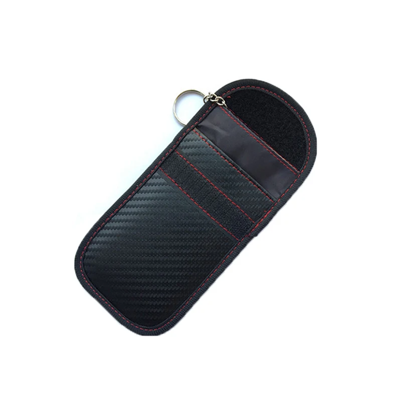 Чехол для автомобильного ключа Faraday, брелок, блокировщик сигнала, сумка, RFID Щит, ключ, ID карта, сумка для хранения, органайзер для защиты конфиденциальности RFID001