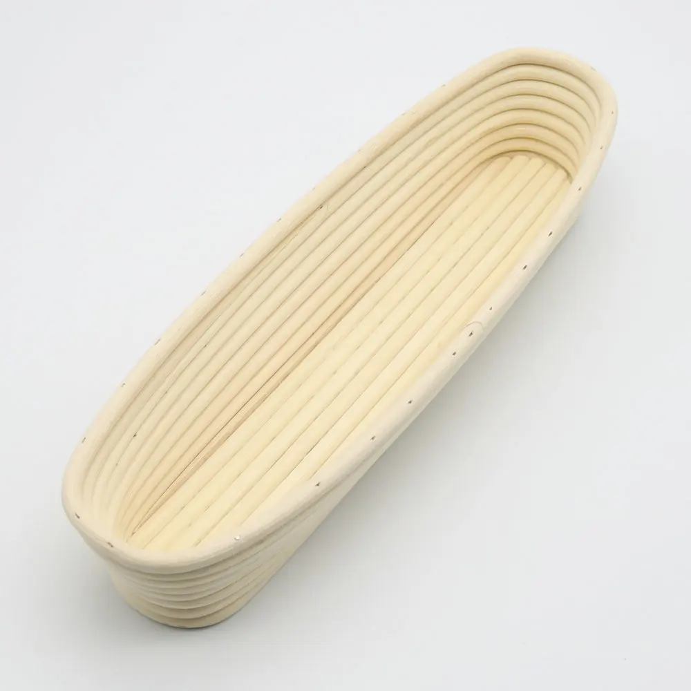 Длинный Круглый Banneton Bortform хлебное тесто из ротанга корзина натуральный ручной работы