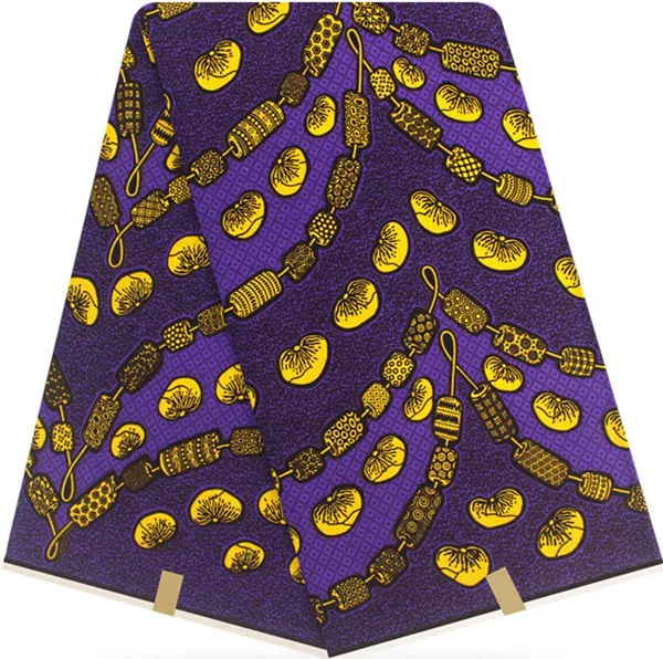 Горячая африканская восковая печатная ткань высокого качества ткани для пэчворка африканская Ткань 6 ярдов Хлопок Анкара ткань HH-A3 - Цвет: 27
