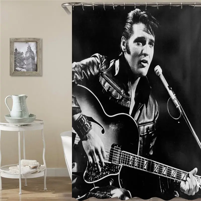 

Kiwiberry Famous Portrait Prints Bathroom 3d Shower Curtains Fabric L iner Waterproof And Mildewproof Bape Cortina De Ducha