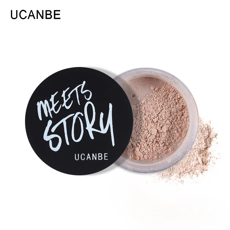 

Loose Powder Makeup Mineral Powder Foundation Long Lasting Waterproof Setting Powder With Puff Natural Compact Face Make Up