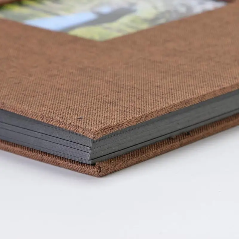 80 страниц Kraft бумажные фотоальбомы DIY Скрапбукинг юбилей блокноты для заметок с Тип 40 листов/80 страниц 2 цвета