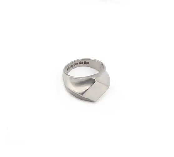 Classic Stainless Steel Black Square Men Ring Rock Vintage Silver-color Men Jewelry Hip Hop Punk Man Finger Rings anel masculino