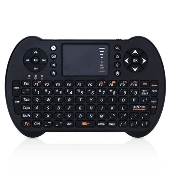 

2.4G Mini keyboard USB Wireless English Russian Spanish Hebrew Version Keyboard Touchpad & Air Fly Mouse Remote Control