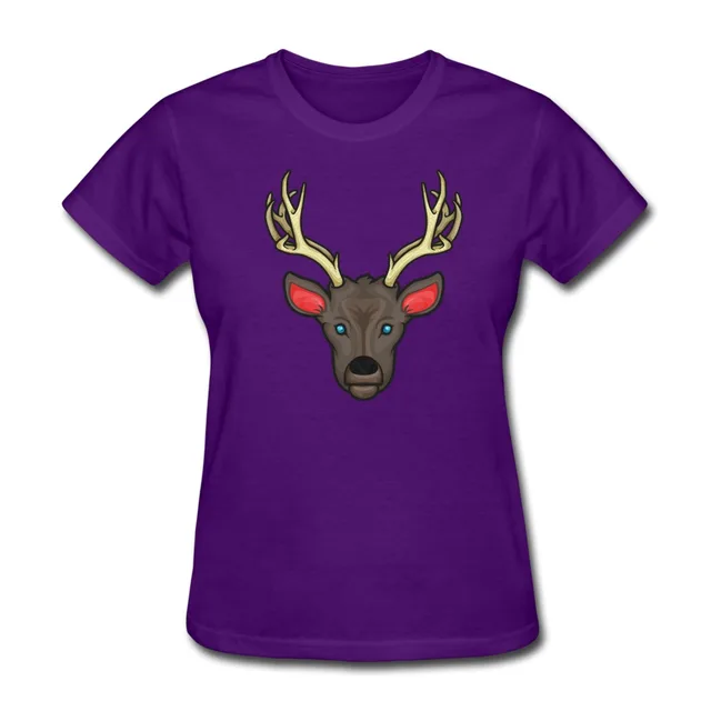 custom pre-cotton women t shirt deer ours is the fury love txt