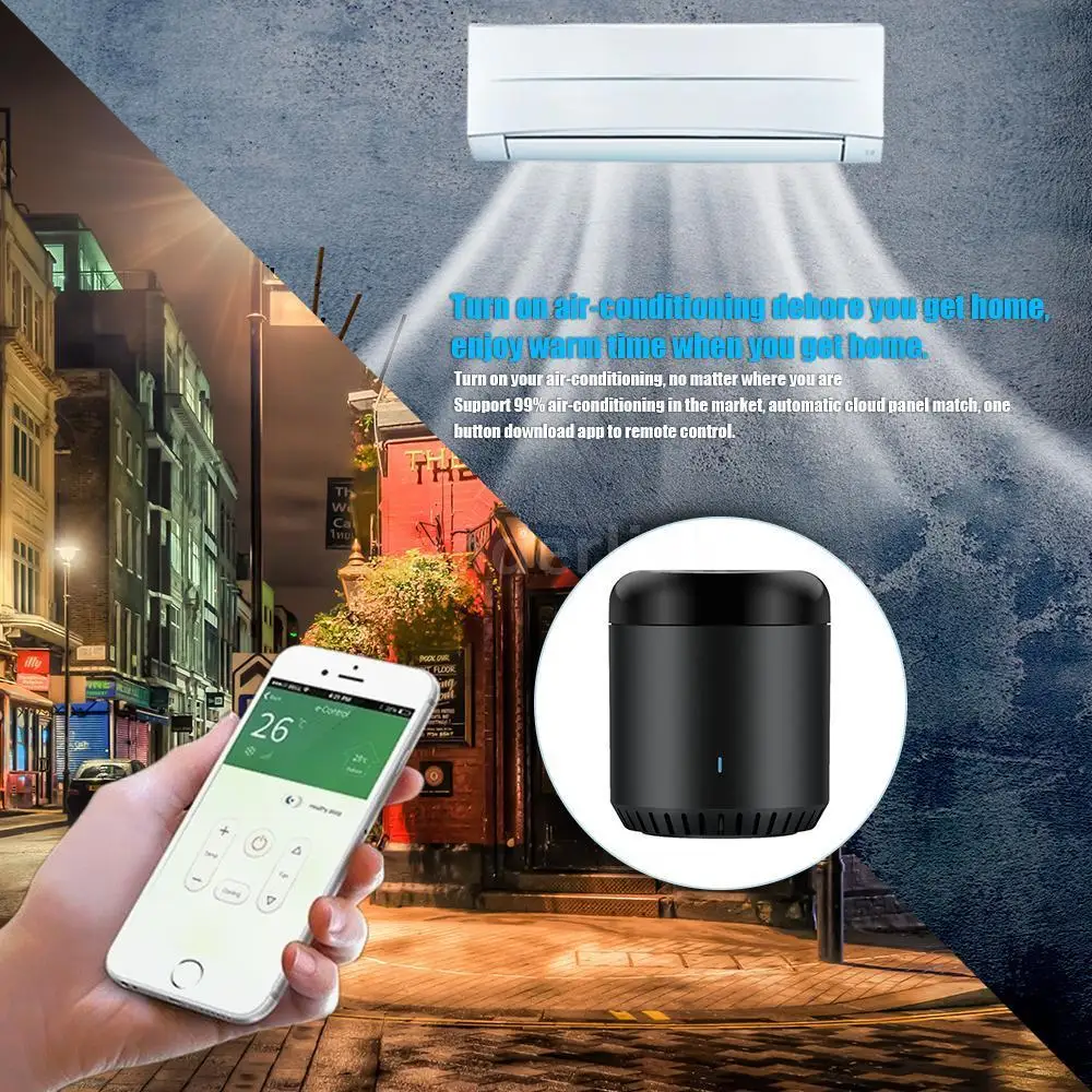 Broadlink оригинальный RM Mini3 WiFi + ИК пульт дистанционного управления беспроводной