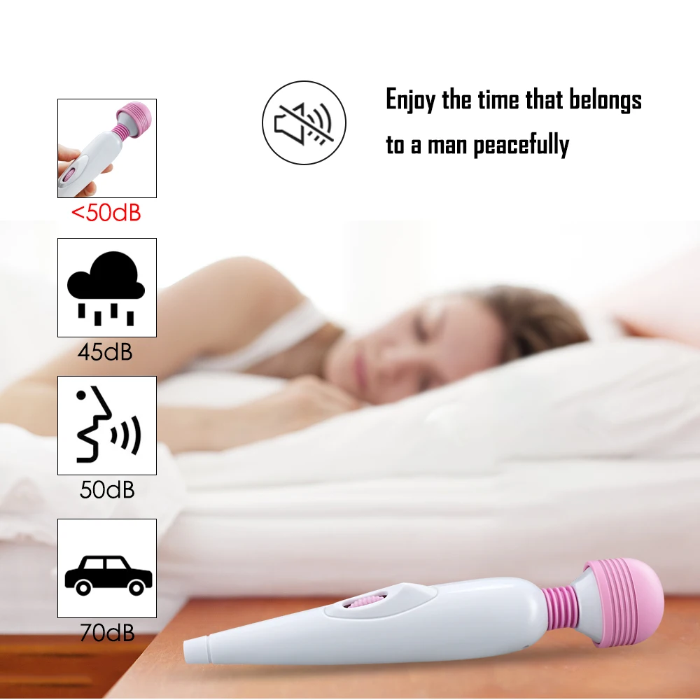 _06Umania Women Mini AV Magic Wand Orgasm Clitoral Stimulator Portable Massager Vibrator Sex Toy, Adlut Sexo