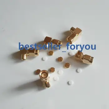

10x SMA male right angle RF coaxial conector for RG402 Semi-flexible Cable