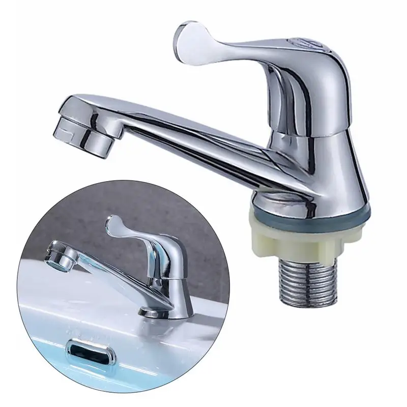 

Kitchen Faucet Aerator Water Diffuser Zinc Alloy Washing Machine Faucet Durable Single Cold Garden Fast Water Tap For Home