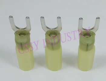 

freeshipping 100pcs/lot Fork Heat Shrink Terminals Waterproof Sleeve Tube Butt Connectors SV2-8 5.5-4 5.5-5 5.5-6 5.5-8 SV5.5-10