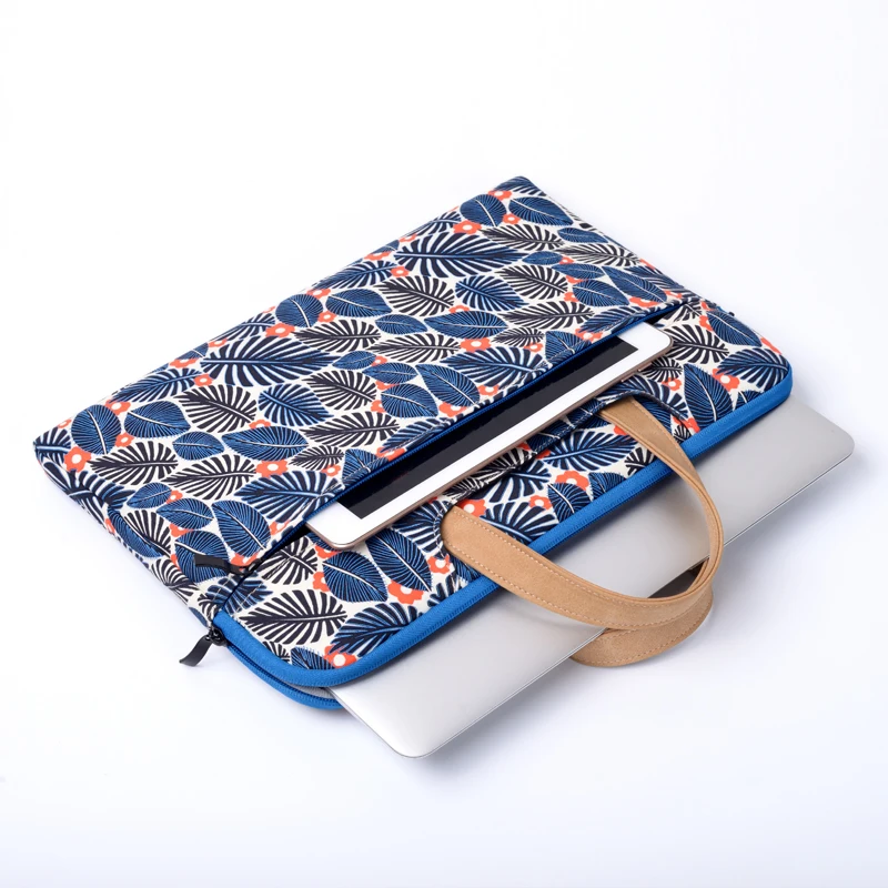 

Laptop briefcase for women Apple computer bag liner package fashion printing Chinese Style laptop bag Unisex briefcase handbag