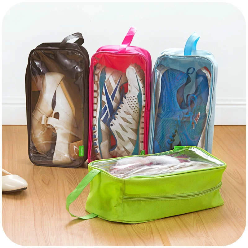 

Portable Waterproof Football Shoe Storage Bag Travel Breathable Organizer Sports Gym Carry Storage Case Box travel toiletry bag