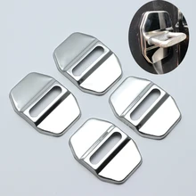 Tampa protetora para fechadura, excelente fivela de fechadura de aço inoxidável, tampa de proteção para mercedes-benz classe c w204 w205 cla 180 200 250 220 carro-estilo